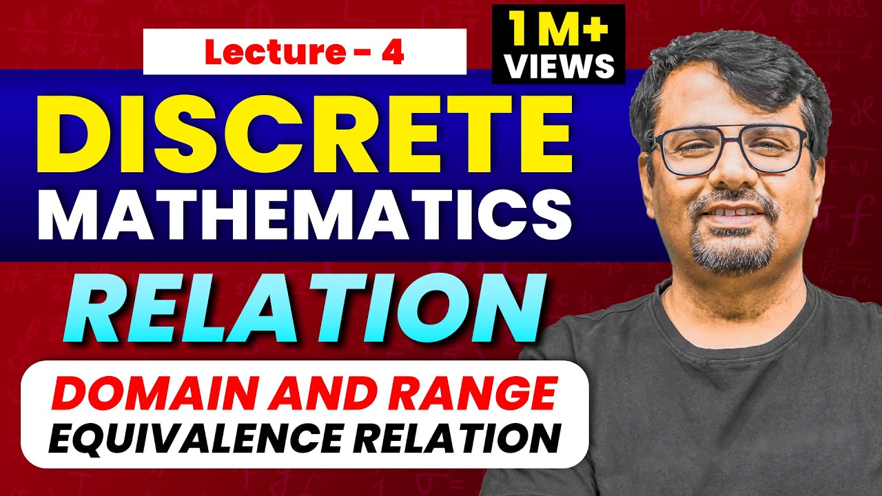 Discrete Mathematics Lecture 4 | Relation Concept | Principle of Inclusion & Exclusion By GP Sir
