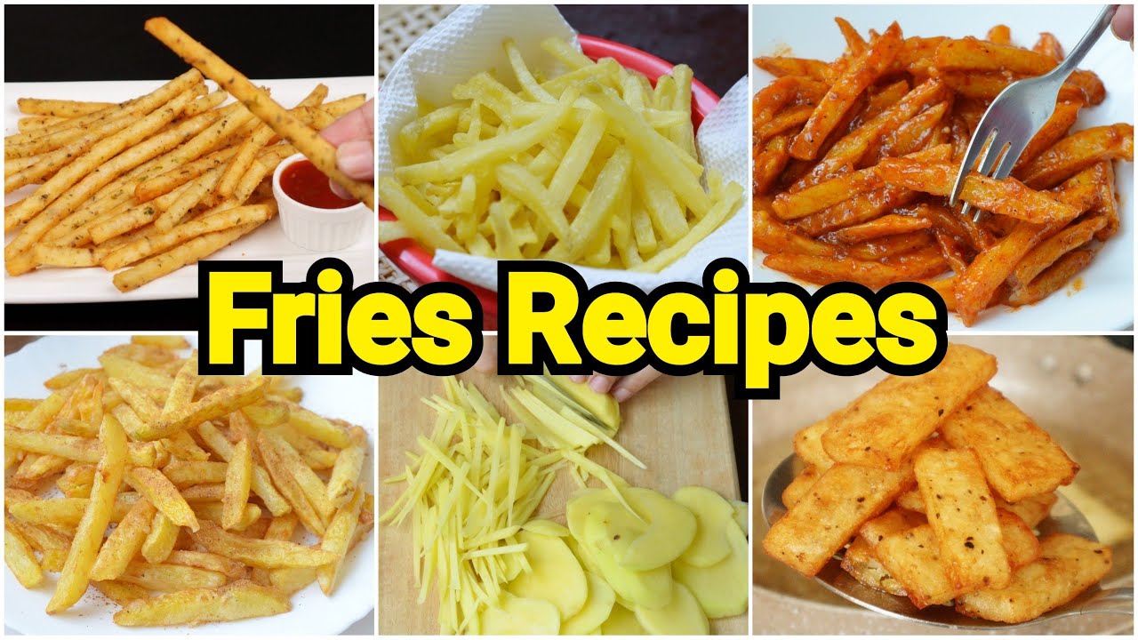 6 French Fries Recipes ❗ Potato Recipes by (YES I CAN COOK)