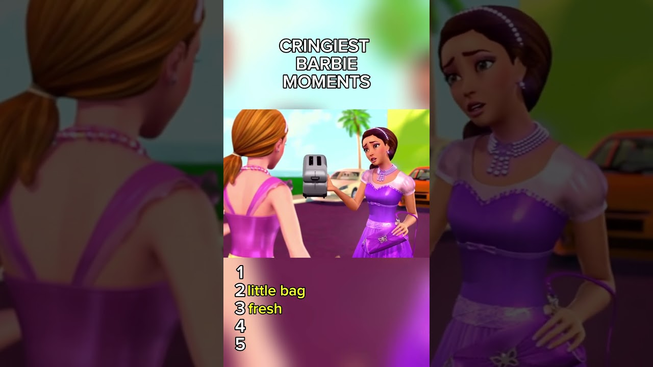 CRINGIEST BARBIE MOMENTS😂🤣 #ranking #funny #cringe