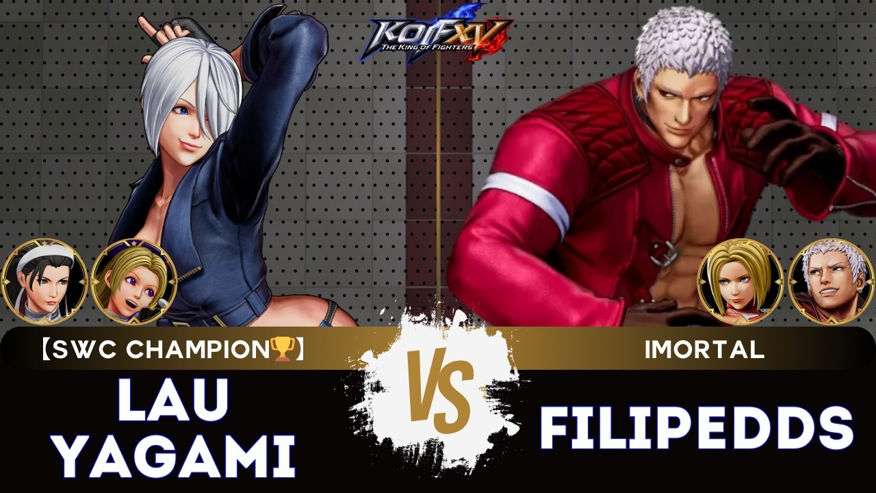 KOF XV ▰ LAUYAGAMI (Ángel/Hinako/Goenitz) 🆚 FILIPEDDS (O.Yashiro/Blue Mary/Yashiro)🎞️Replay Match2