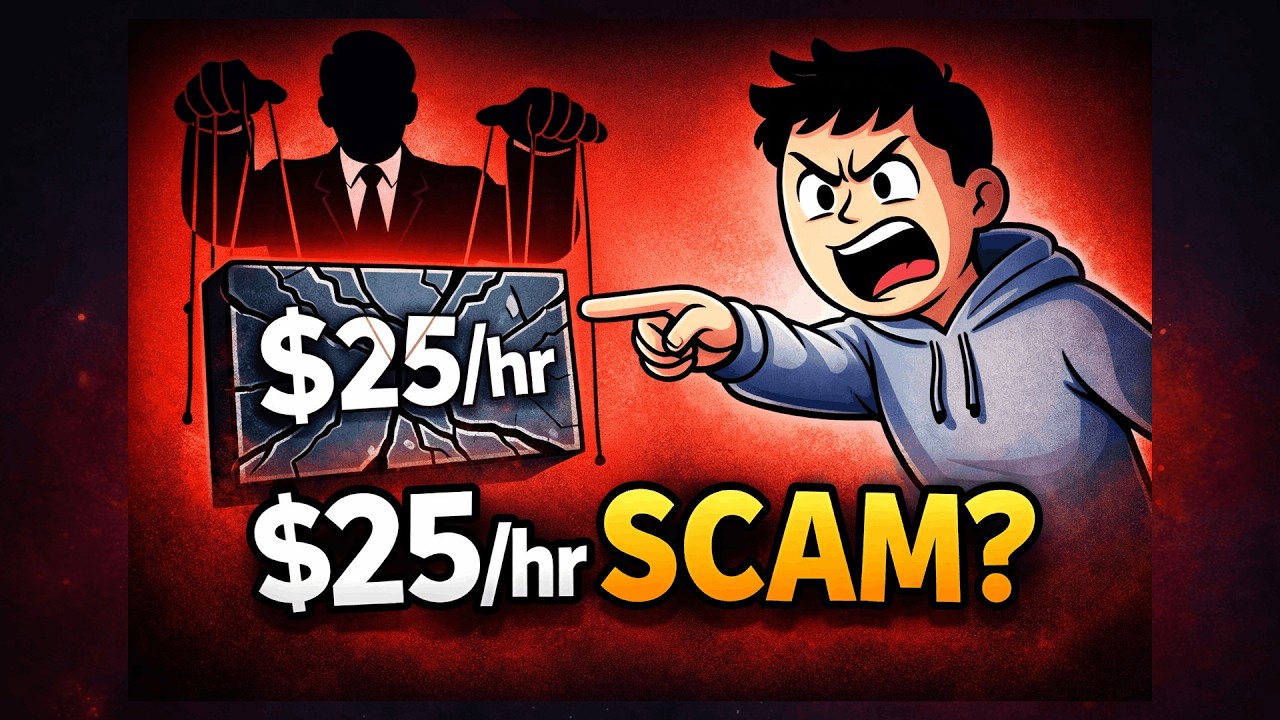 Your $25/Hour Job Is a Scam — Here’s Where the Other $20 Goes