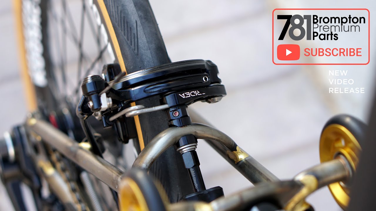 Brompton Raw Lacquer (Early Version) - Ridea Callipers and Levers, H&H, Multi-S and JK Knobs- Part 1