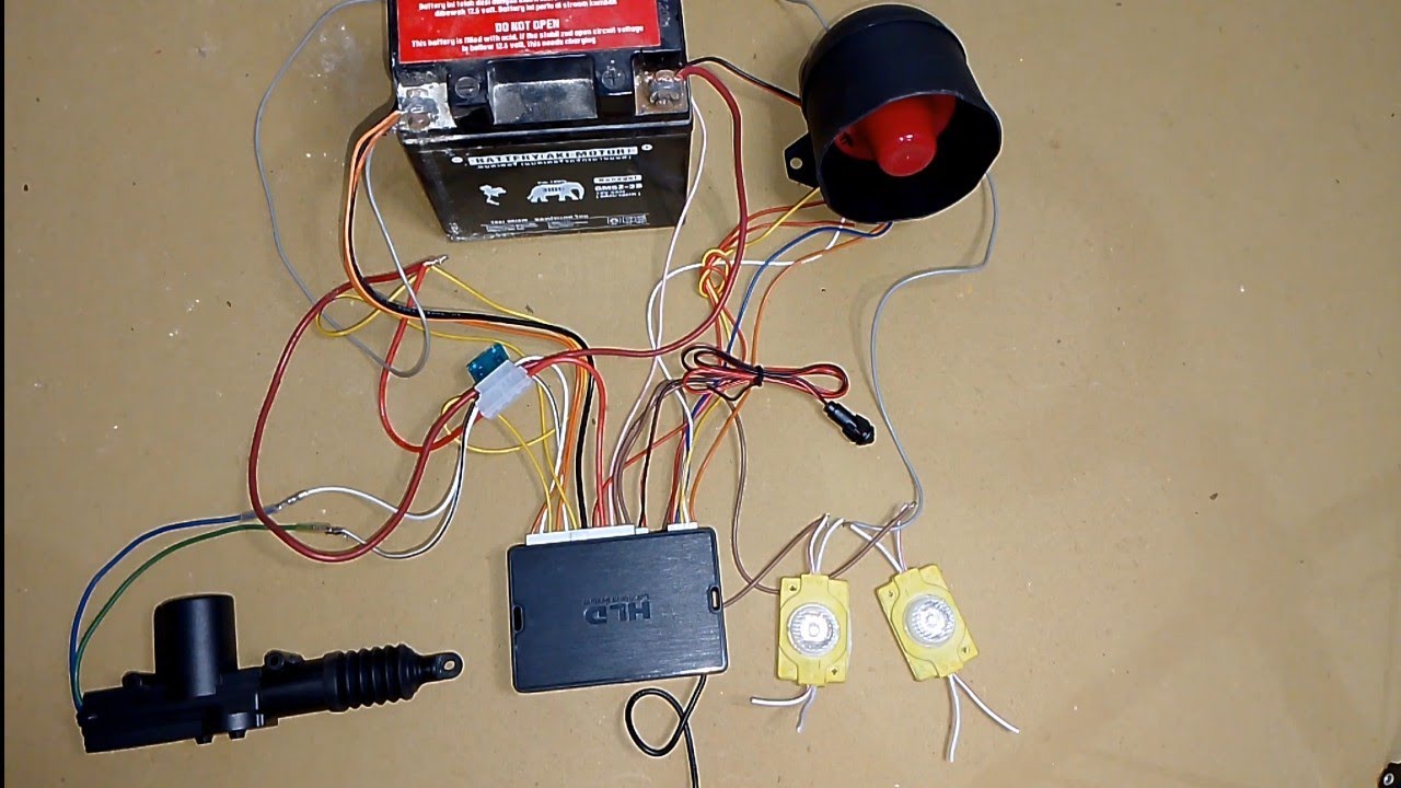 Review & Test simulasi Alarm mobil universal merk HLD