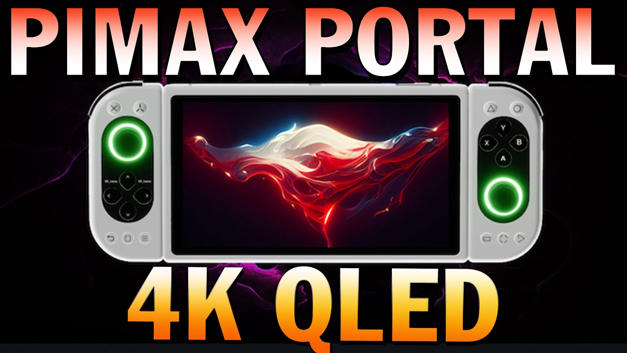 PiMAX PORTAL ! 4K QLED num CONSOLE PORTÁTIL feito para o METAVERSO !