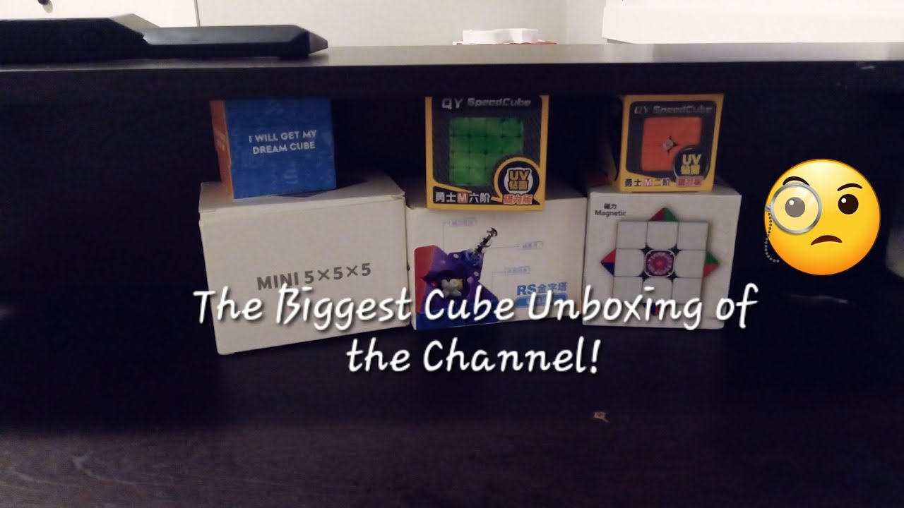 The Biggest Rubik's Cube unboxing of the Channel!
