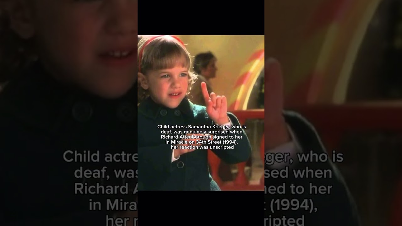 A Genuine Moment in Miracle on 34th Street