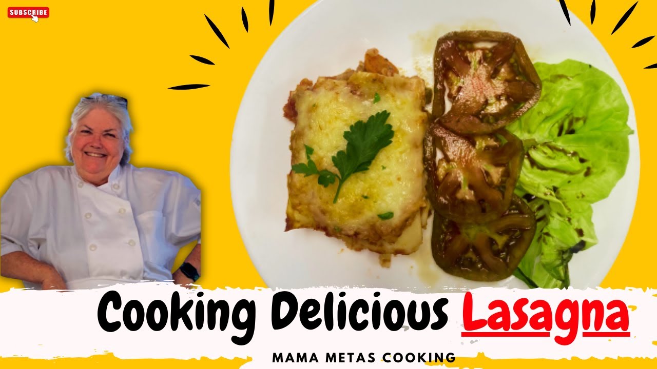 Classic Homemade Lasagna Recipe - Step by Step Cooking Guide - Mama Metas Cooking