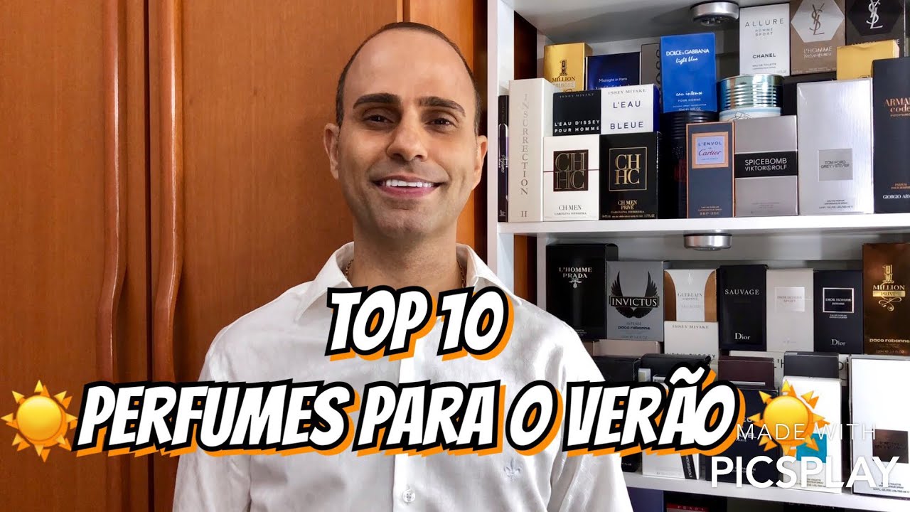 Top 10 Perfumes para o Verão