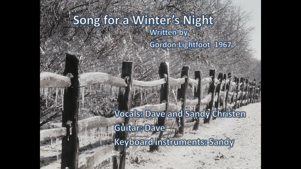 Song for a Winter's Night (cover with lyrics)