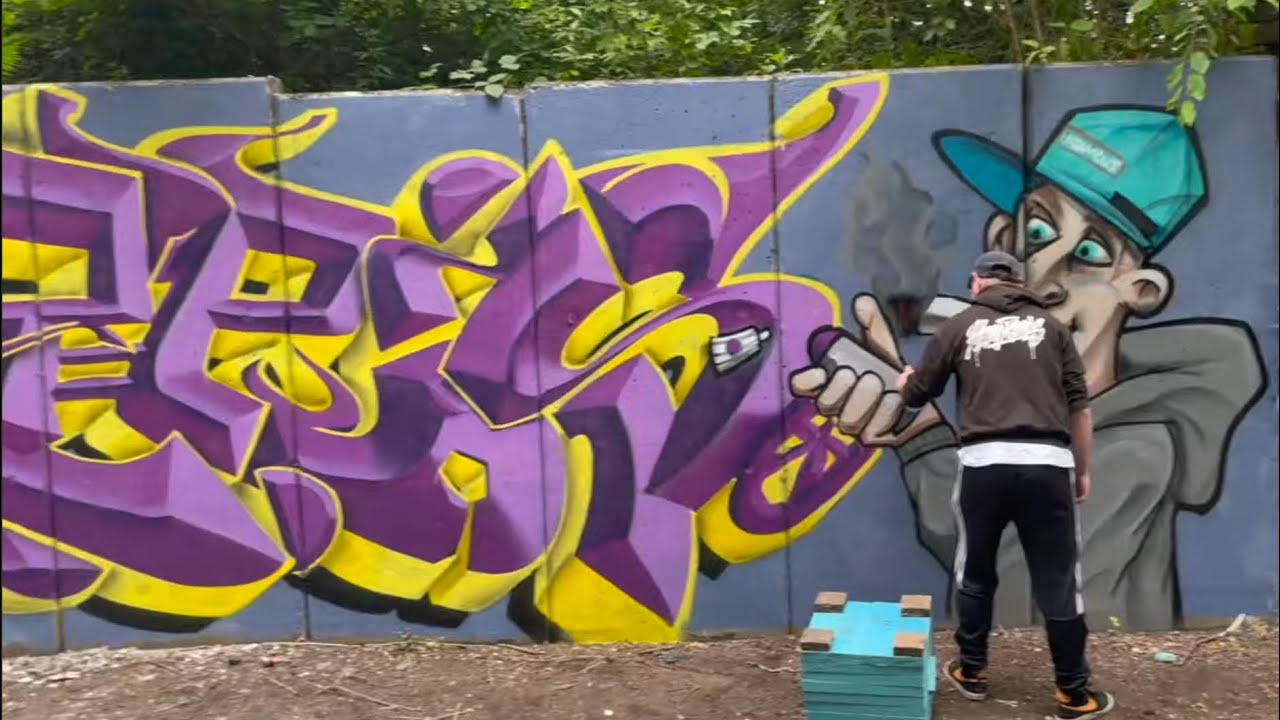 GRAFFITI - Purple Bevels