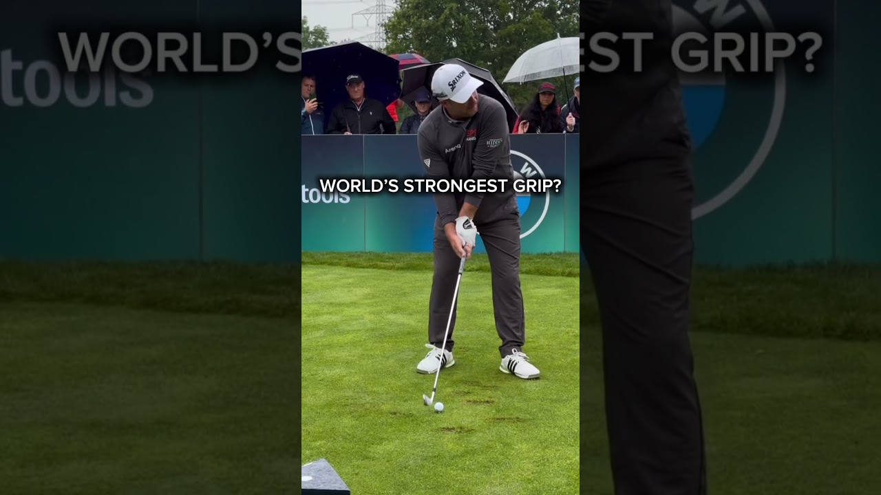 Ryan Fox has a crazy strong grip