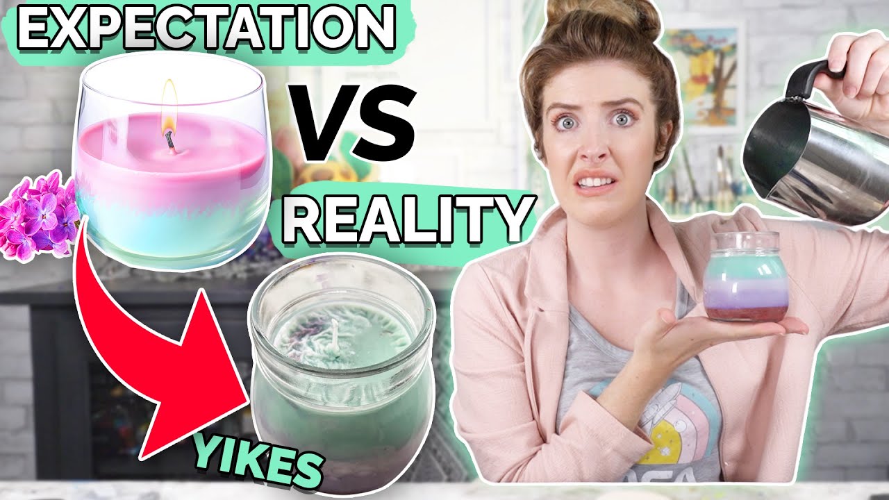 Trying CANDLE MAKING For The First Time..A 