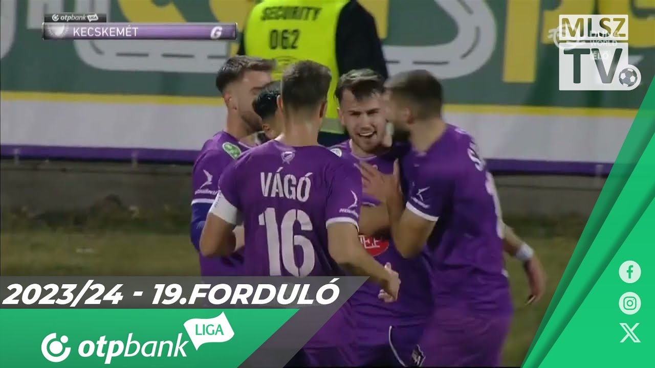 Kecskeméti TE - Diósgyőri VTK | 2-1 | (1-0) | OTP Bank Liga | 19. forduló | MLSZTV