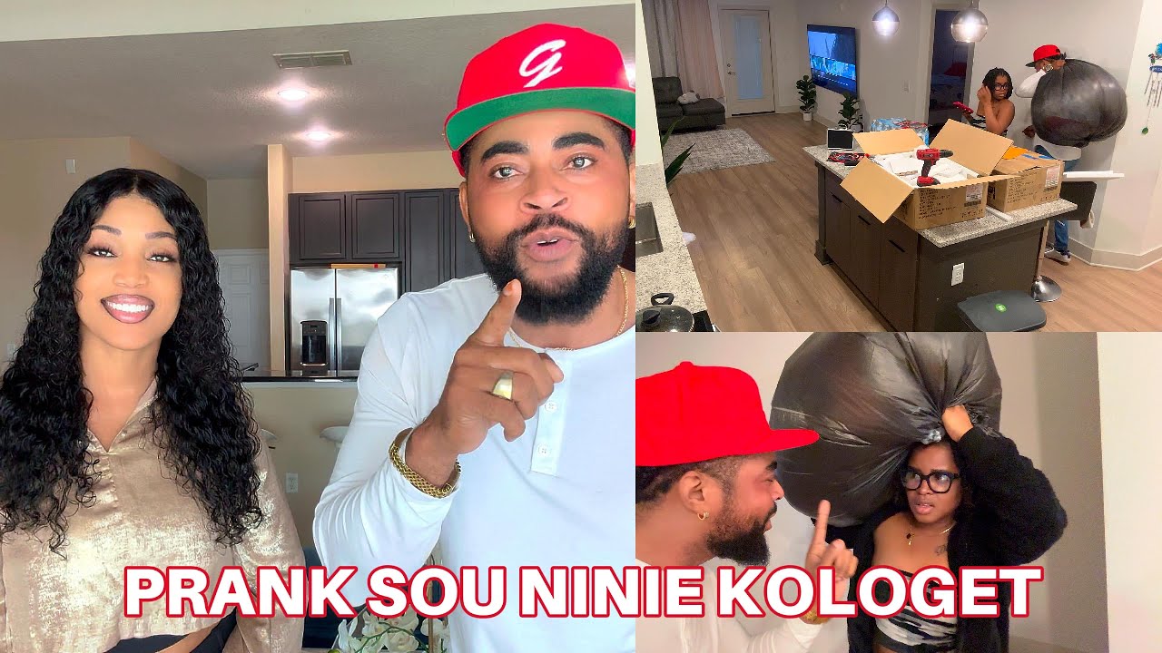 Madanm Gmax Metel Deyò li al Mande NINIE KOLOGET Kote Poul Rete PRANK