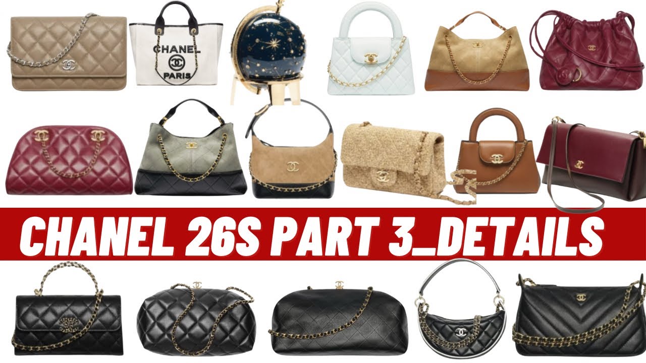Chanel 26S Handbags Details | SLG, Fashion Jewelry And Shoes #chanel26s #chanel26scollection