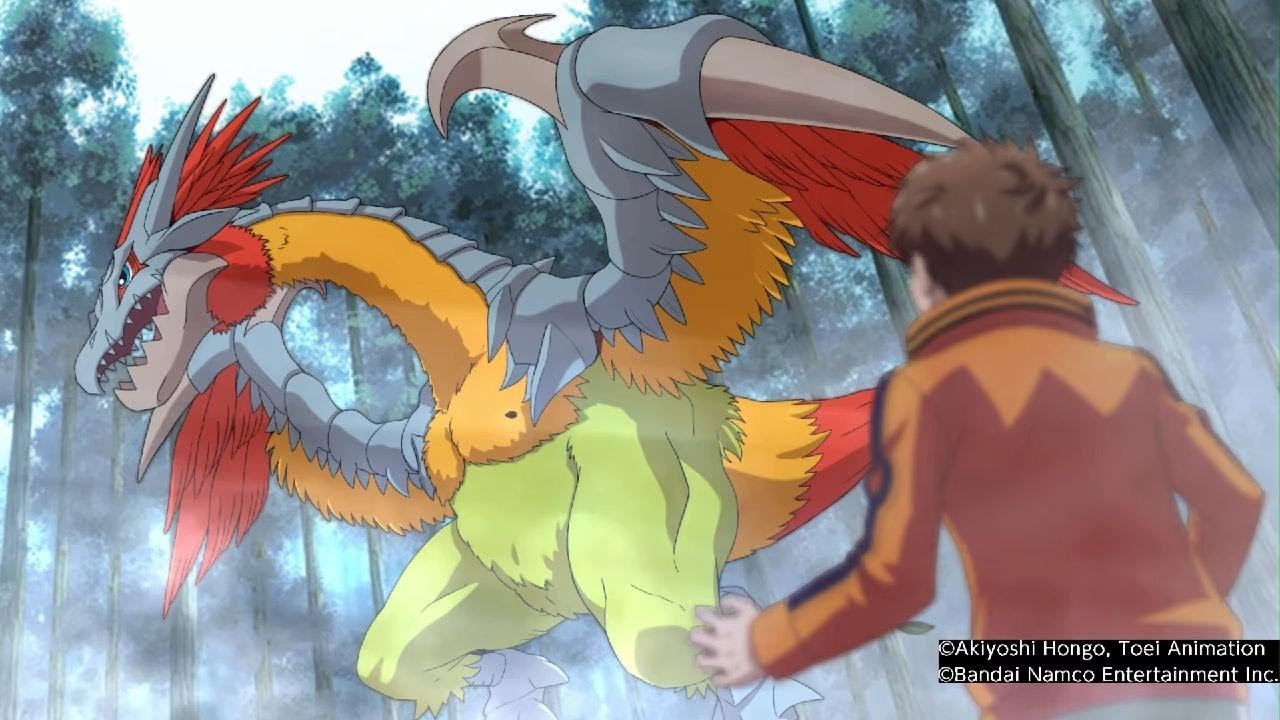 Falcomon Evolves Into Diatrymon - Digimon Survive