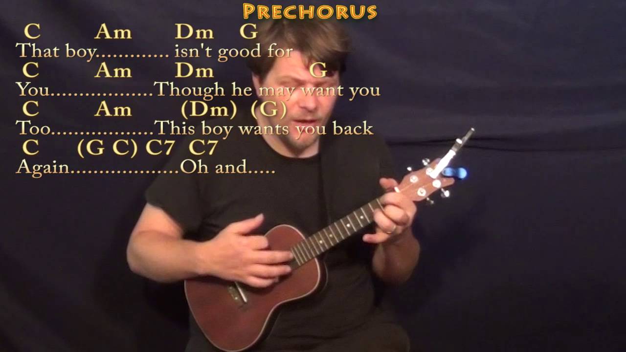 This Boy (The Beatles) Ukulele Cover Lesson in C with Chords/Lyrics