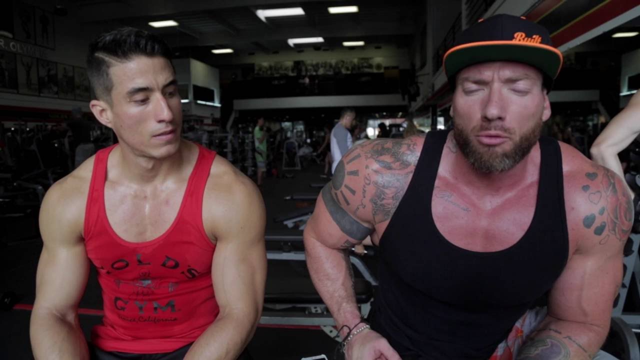 Justin Lovato Trains Back with Tomas Echavarria at The Mecca of Bodybuilding
