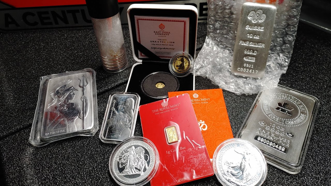 The Royal Mint Britannia Silver & Gold Vs Una and Lion Vs RCM Vs Pamp Suisse ☕👌#silverstacking