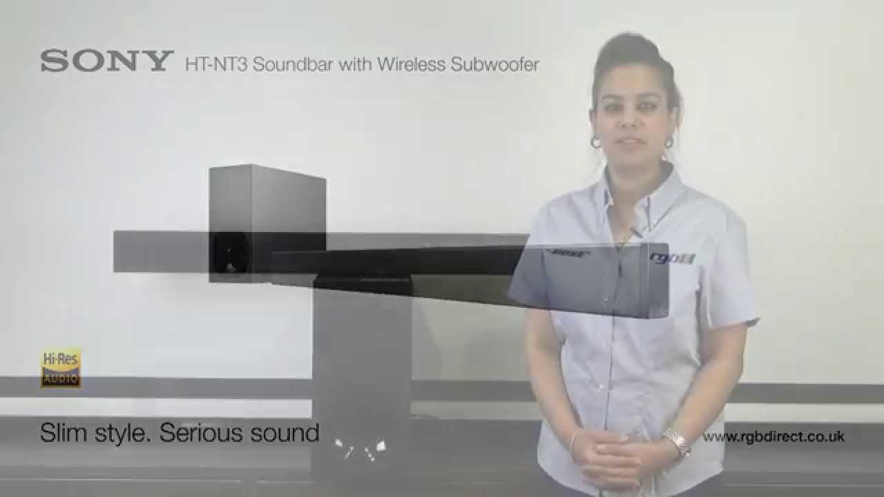Sony HT-NT3 Soundbar with Wireless Subwoofer Review - HTNT3