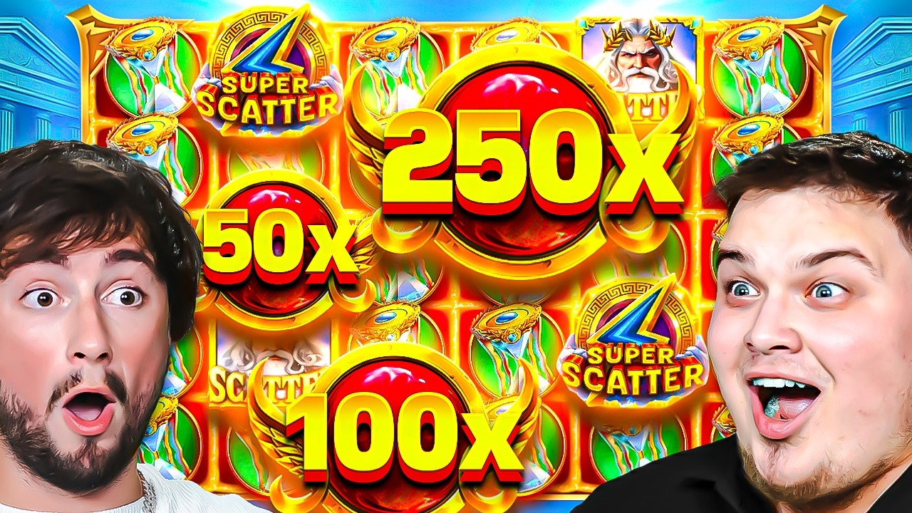 OUR BIGGEST EVER BONUS BUY ON GATES OF OLYMPUS SUPER SCATTER!