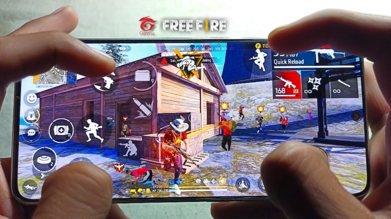HANDCAM ⚡ Poco X7 Pro Free Fire Gameplay