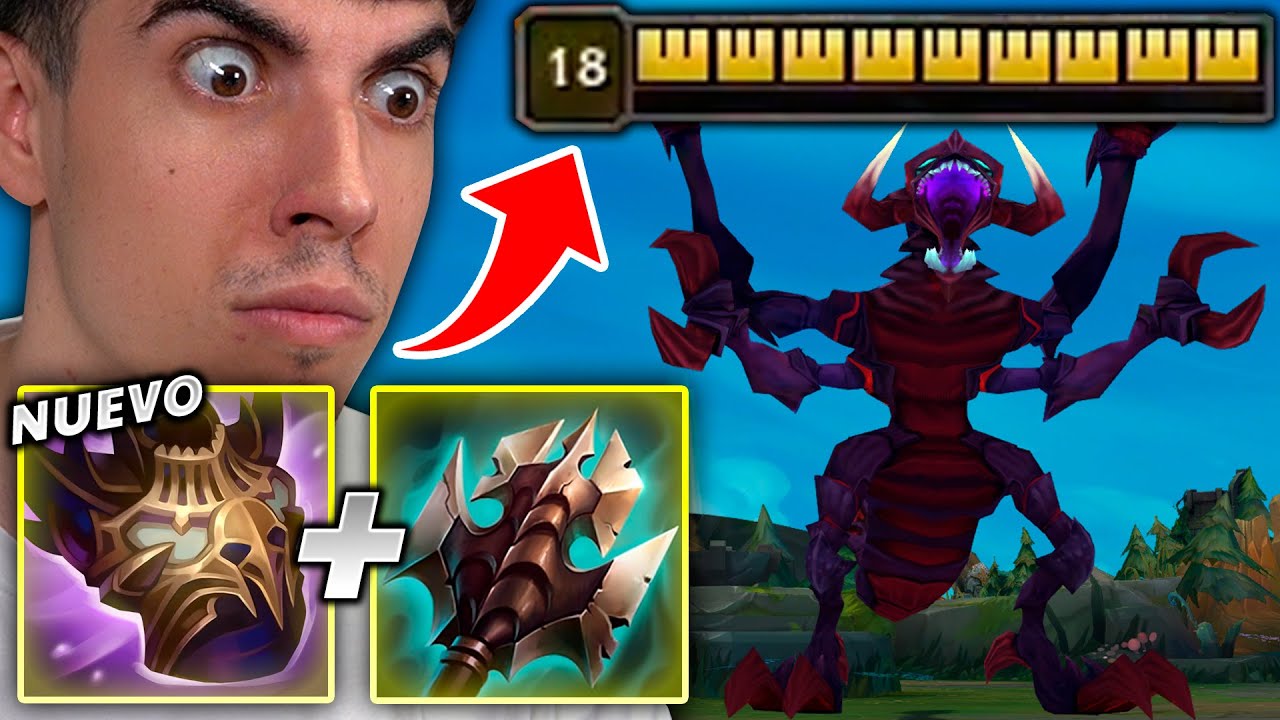 😱¡EL NUEVO LOL ESTA AQUÍ! Este *NUEVO ITEM* DA A CHO'GATH +VIDA INFINITA, +400 de AD y +80.000 DAÑO!
