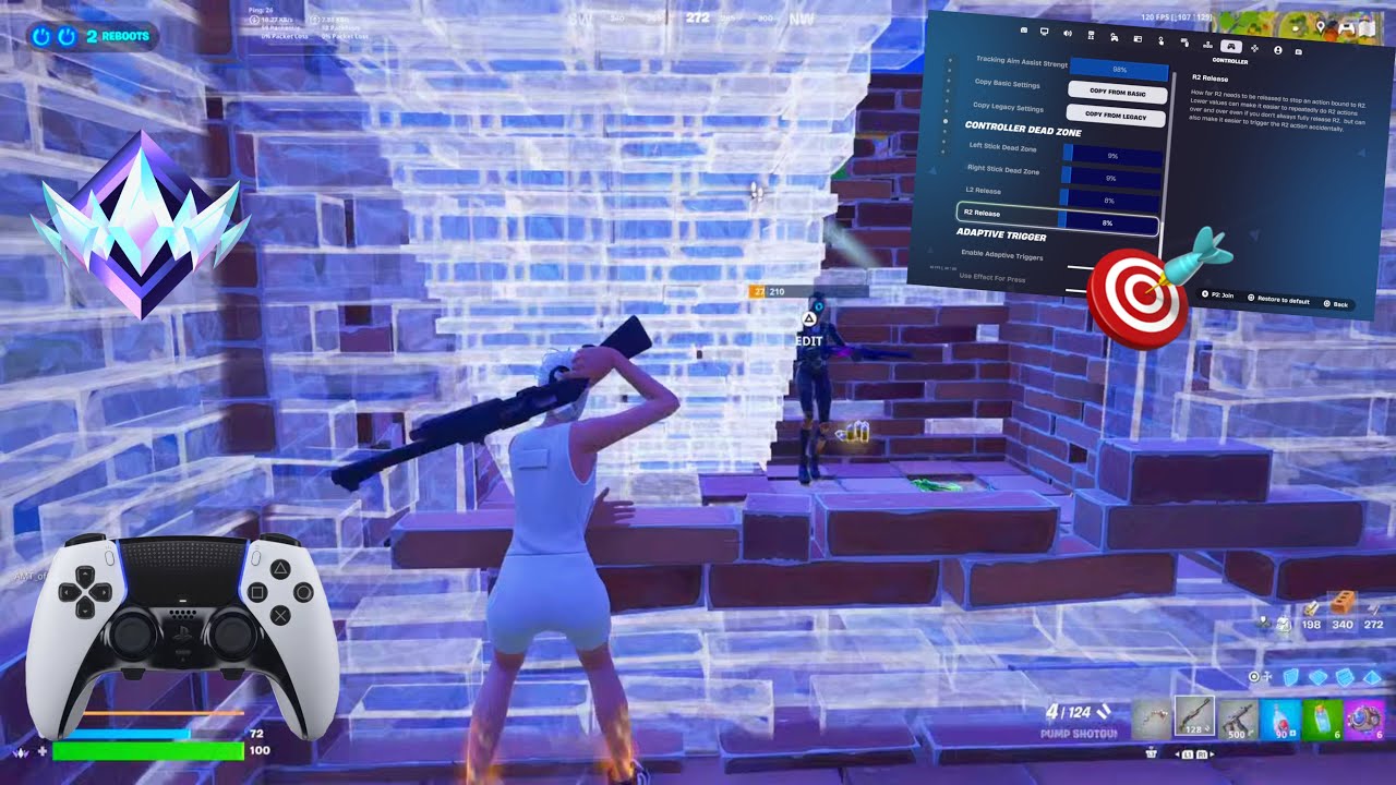 *NEW* BEST Controller Settings + Sensitivity For Fortnite Chapter 6! (PS4/PS5/XBOX/PC)