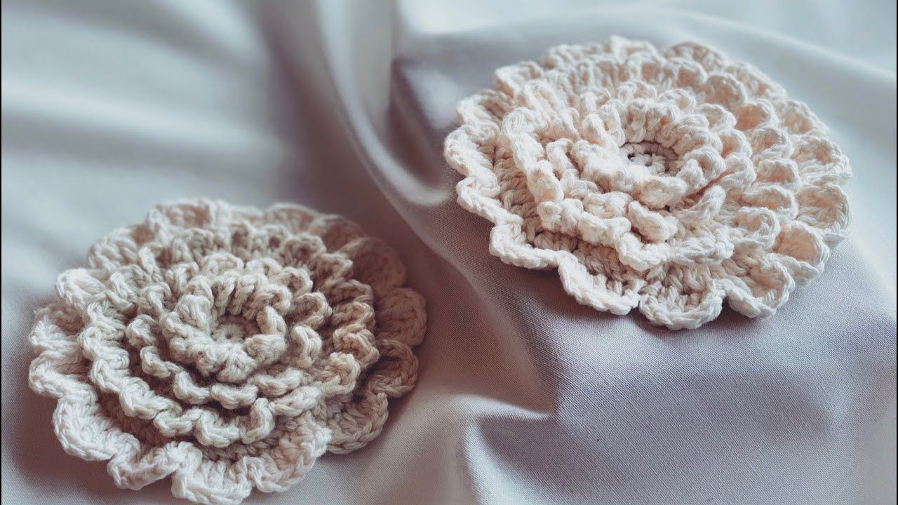 Crochet flower pattern for beginners