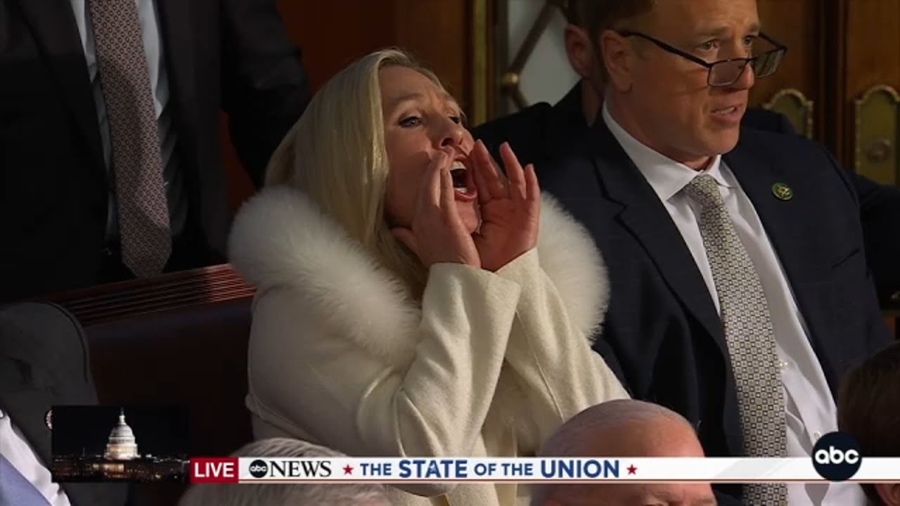'Liar!': Marjorie Taylor Greene interrupts Biden's State of the Union address