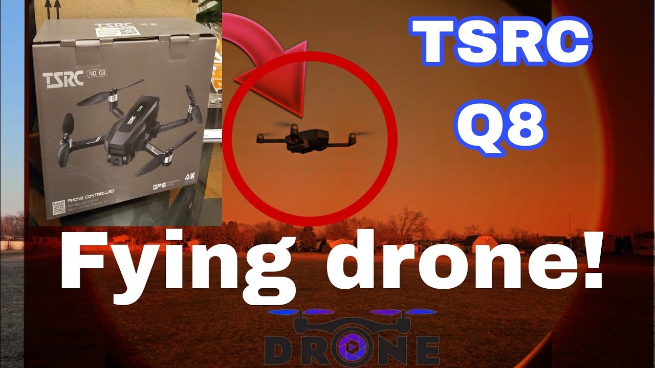 "Flying drone,  the TSRC Q8/ I discover flying drone is more fun."