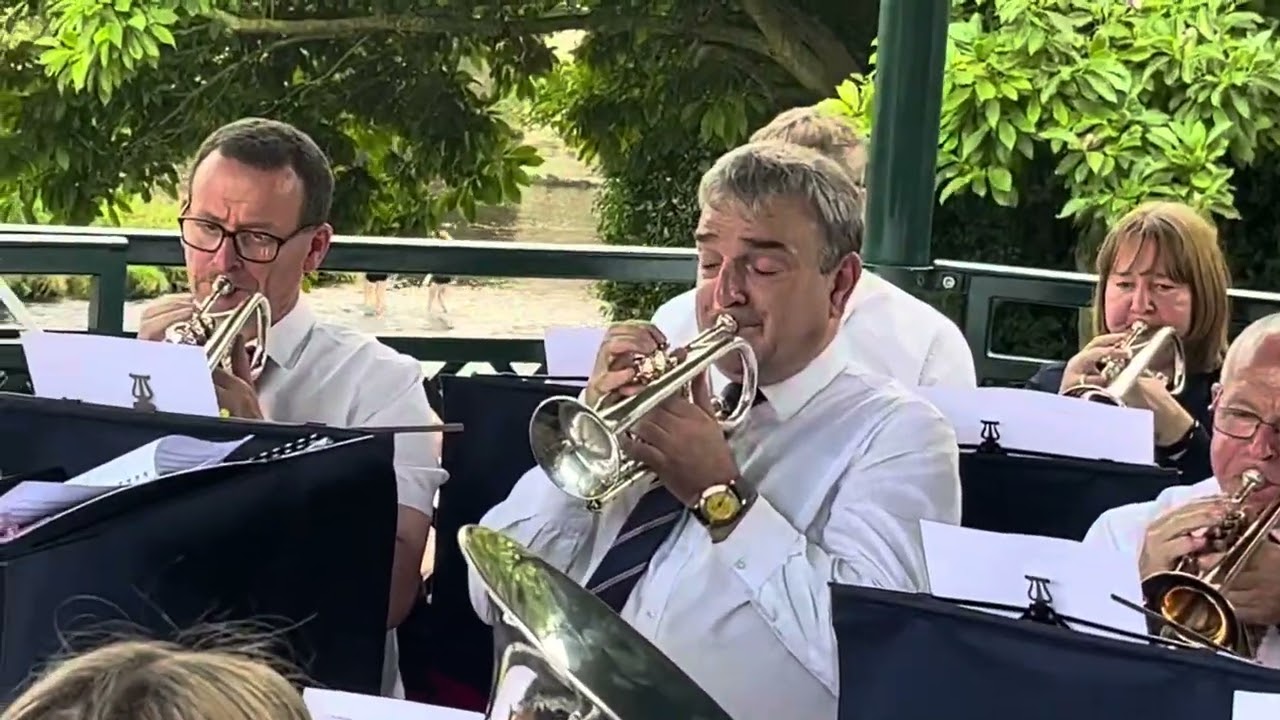 17- Sweet Caroline - Barnsley Brass Band - Wetherby Bandstand 20th Aug 2023