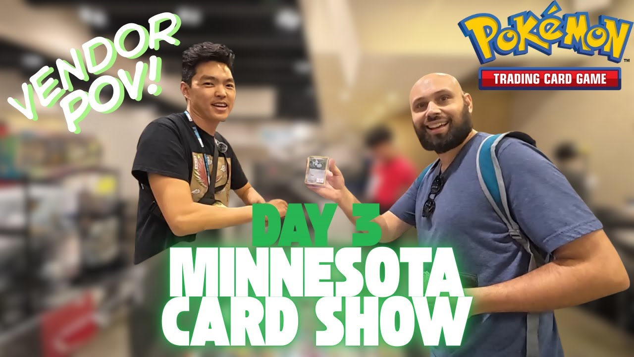 Pokemon Vendor POV Day 3 Minnesota Card Show St. Paul Rivercentre.