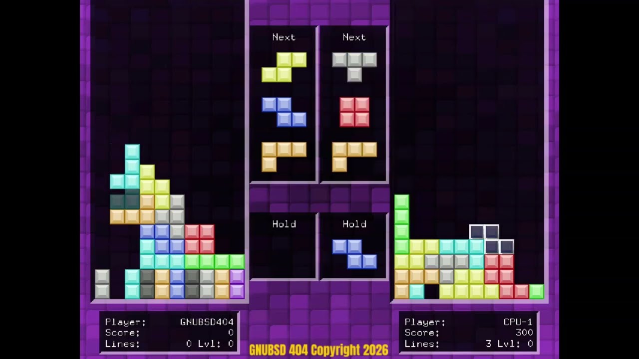 GNUBSD 404 Short 128 Ltris (Linux/FreeBSD)
