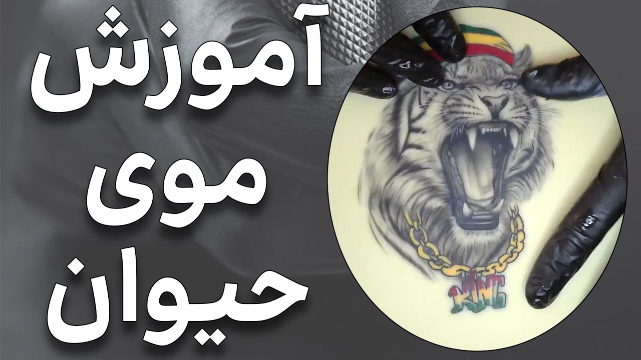 آموزش تتو - آموزش کامل Tattoo حیوانات و تکنیک های اجرای موی حیوان