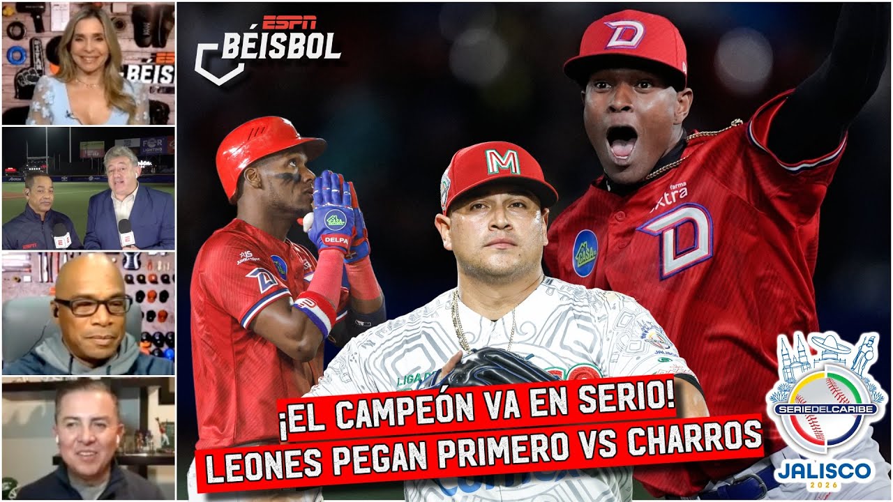 LEONES del ESCOGIDO ARRANCA CON PASO FIRME vs CHARROS | Serie del Caribe Jalisco 2026 | ESPN Beisbol