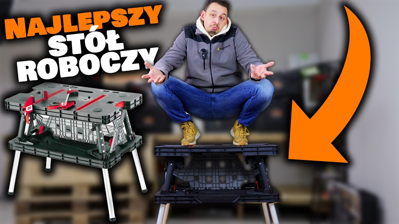 Najlepszy st&oacute;ł roboczy na rynku KETER + 4 mocne skrzynki narzędziowe