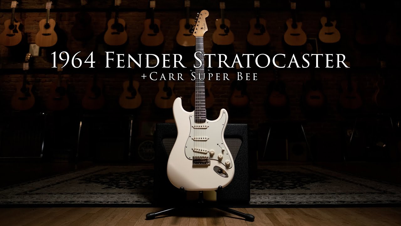 1964 Fender Stratocaster Gold Hardware and Carr Super Bee