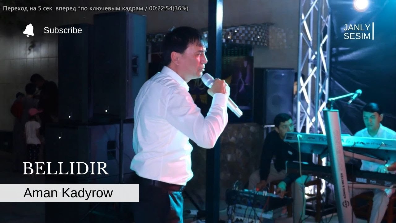 AMAN KADYROW - BELLIDIR | JANLY SES KONSERT | LIVE CONCERT | JANLY SESIM