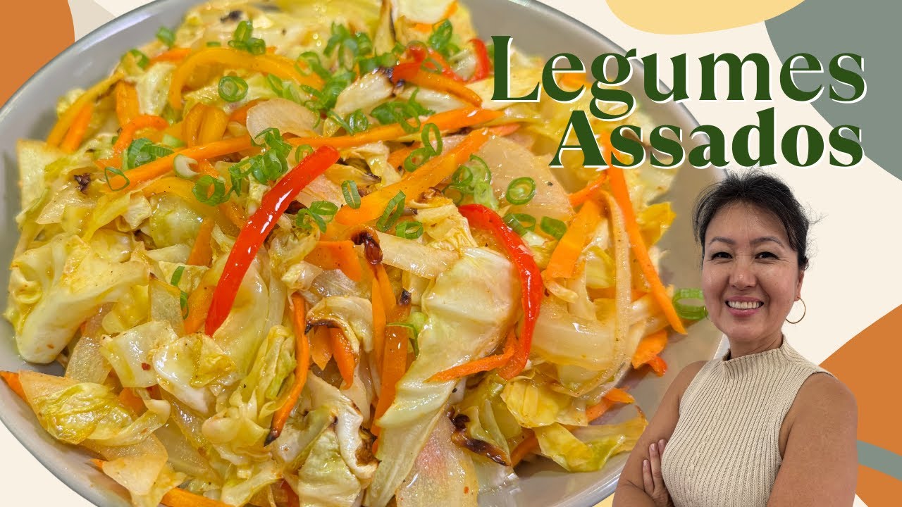 Legumes assados na airfryer e no forno convencional super temperados | LEGUMES ASSADOS