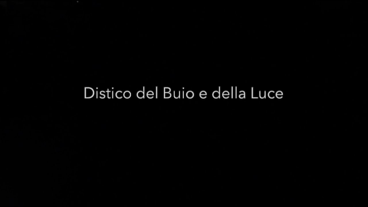 Distico del Buio e della Luce