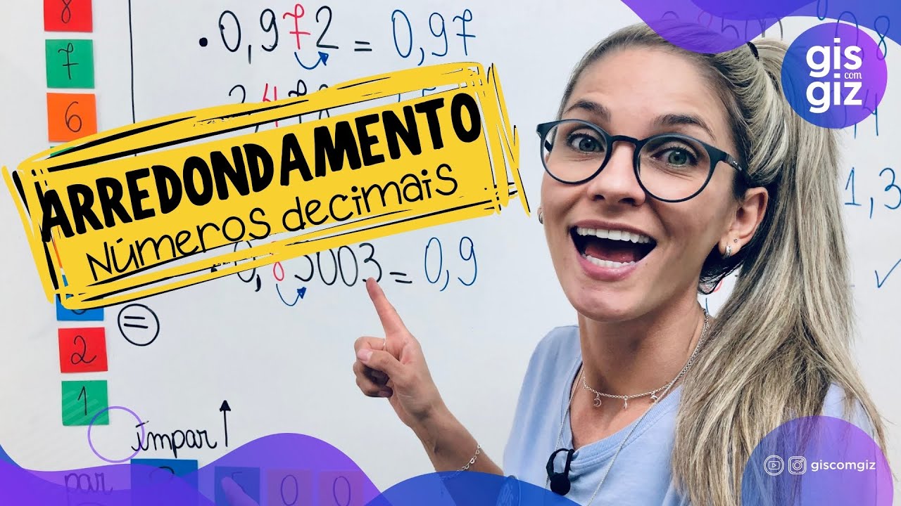 ARREDONDAMENTO DE NÚMEROS DECIMAIS \Prof. Gis/ MATEMÁTICA BÁSICA