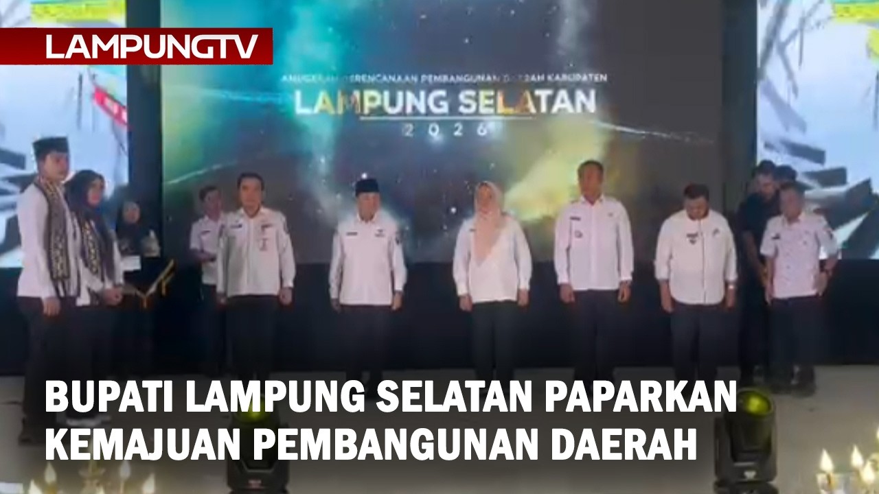 Bupati Lampung Selatan Paparkan Kemajuan Pembangunan Daerah