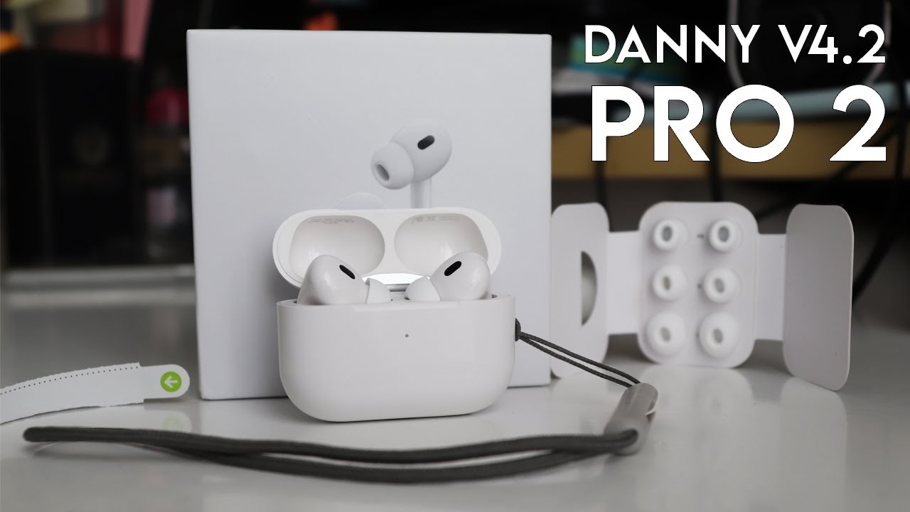 НОВЫЕ клоны AirPods Pro 2 — Danny Pro 2 v4.2 Ultra с активным шумоподавлением и режимом прозрачно...