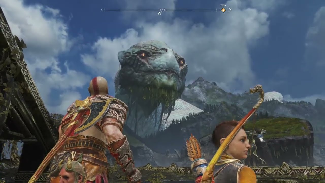 THE ADVENTURE FOR THE MAGIC CHISEL ( god of war 2018 part 7 )