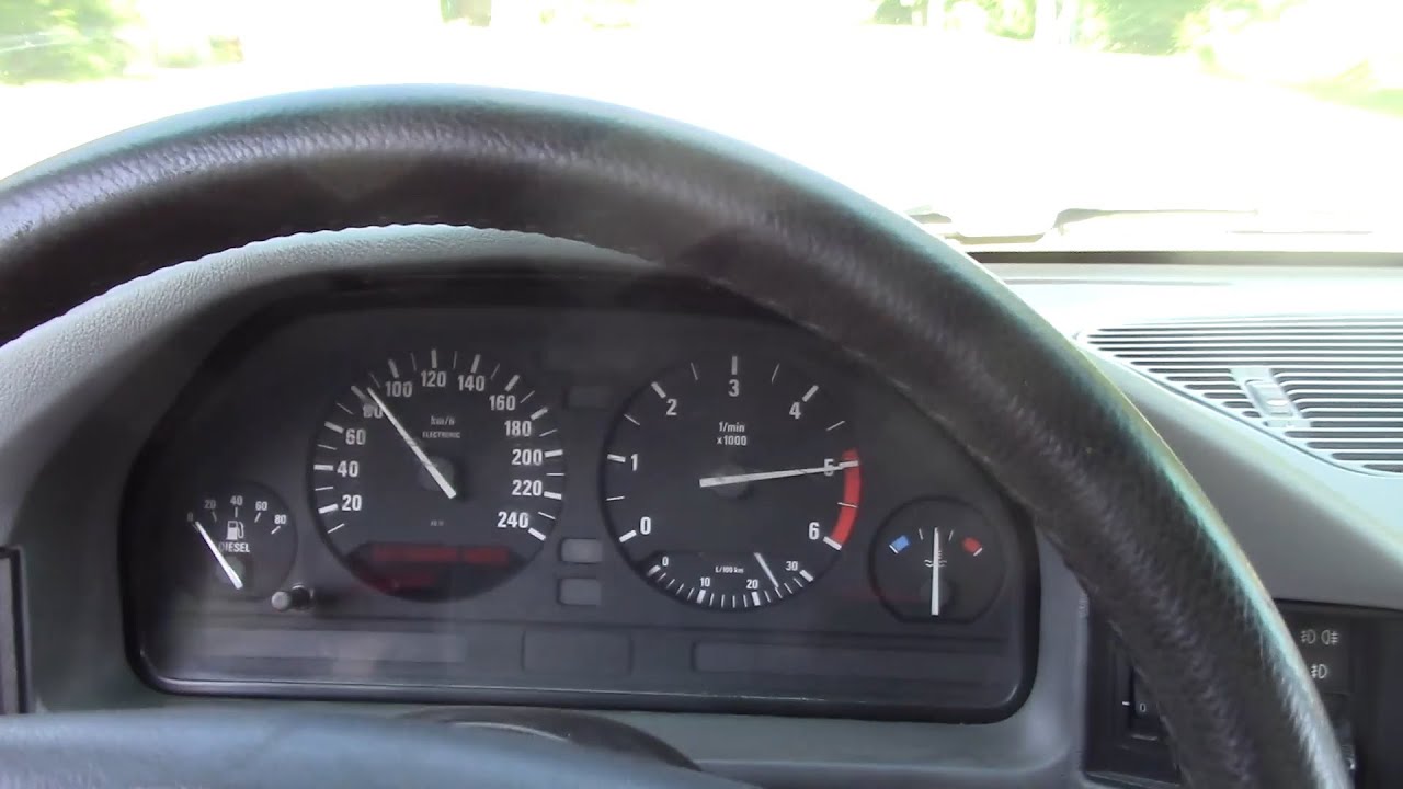 BMW E34 525TDS  Машина Юности. После ремонта и настройки Тнвд