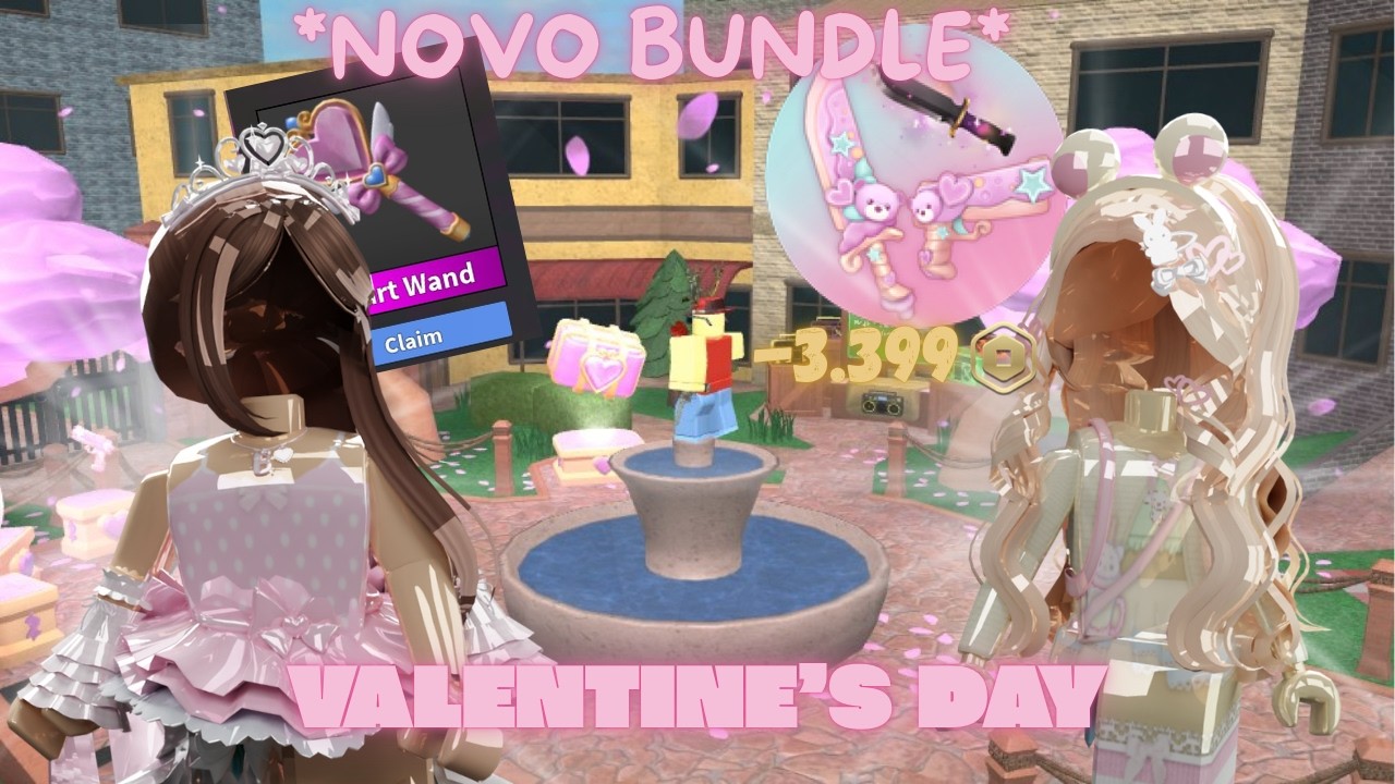 VIMOS TUDO DA NOVA ATUALIZAÇÃO DE VALENTINES NO MM2💕❤🌹!!! (Murder Mystery 2)
