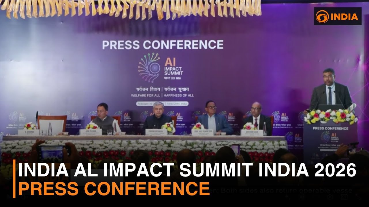 LIVE: India Al Impact Summit India 2026 press conference