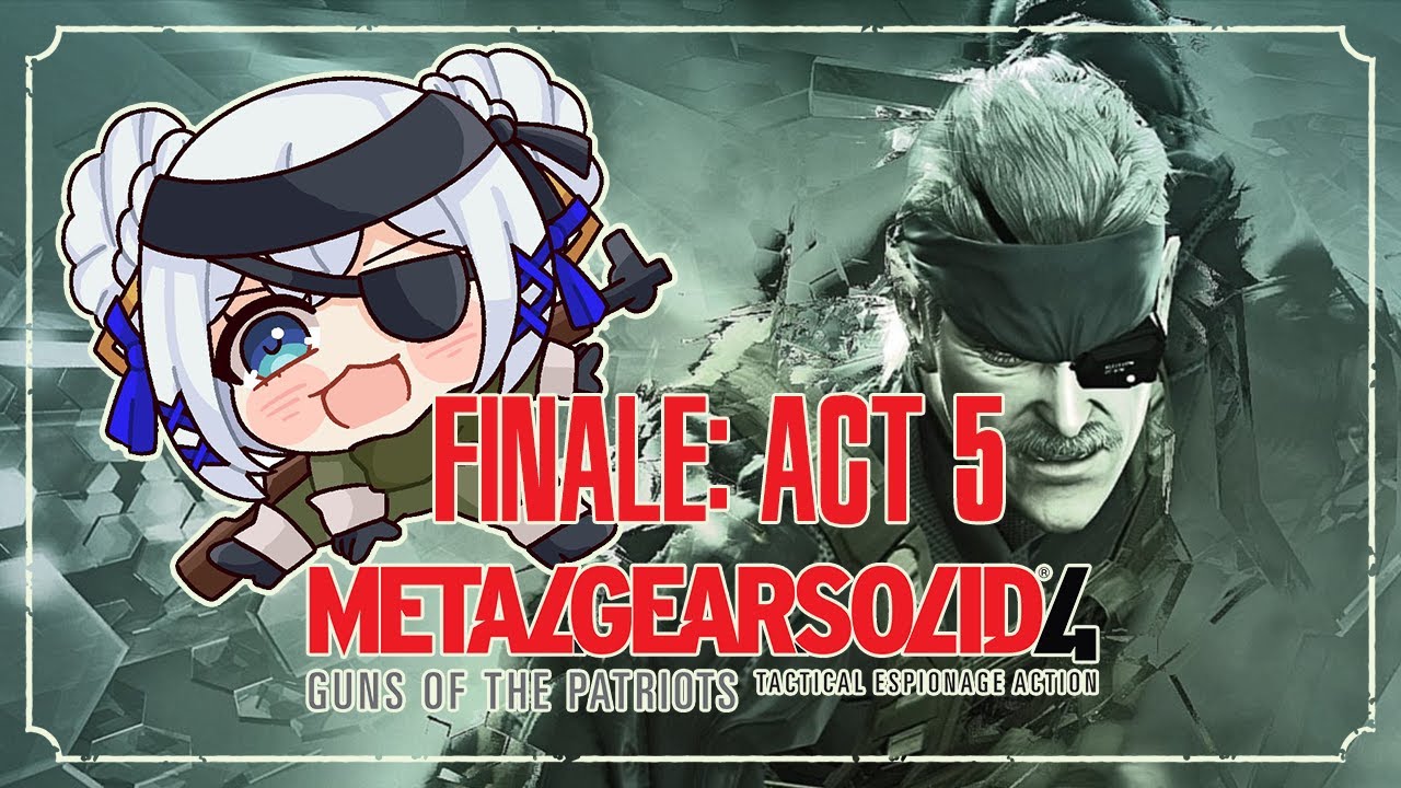 【Metal Gear Solid 4】Act 5: o7 grab the popcorn!【NIJISANJI EN | Victoria Brightshield】
