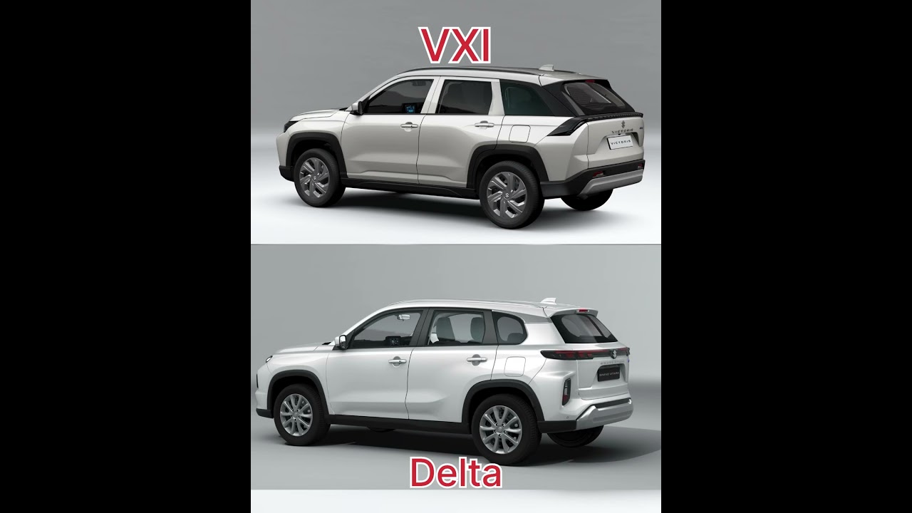 Maruti Victoris VS Grand Vitara second base variant 🧐###  @monikaagrawal7500 ​